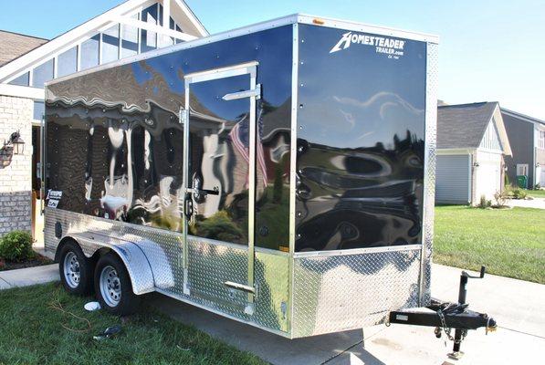 Buff Polish and Ceramic Coat on this trailer!