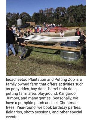 Incacheetoo Plantation & Petting Zoo