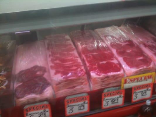 The meat section