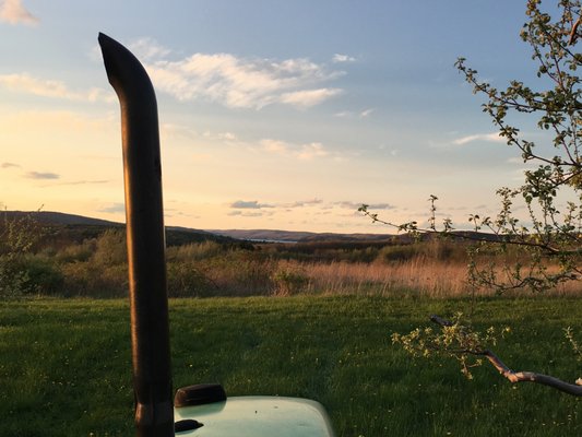 The View from the tractor