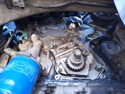 Timing belt and water pump service