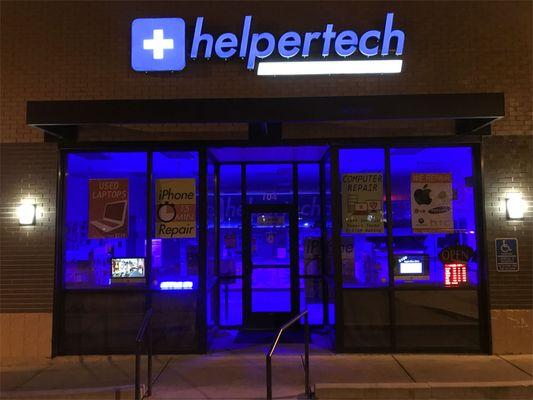 Helpertech Eagan at Night