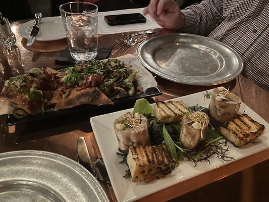 Duck Nachos and Bone Marrow