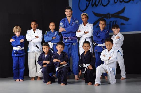 Our new kids jiu Jitsu program growing. Come join these dedicated students.