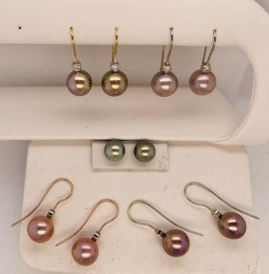 obviously pearl drop earrings