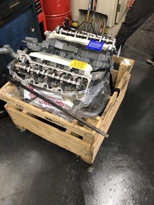 Our customer wanted a brand new engine , so that's what we got them , jasper engines with a 50k warranty !