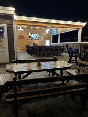 Outdoor Bar and seating