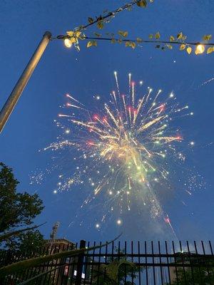 Fireworks post-game