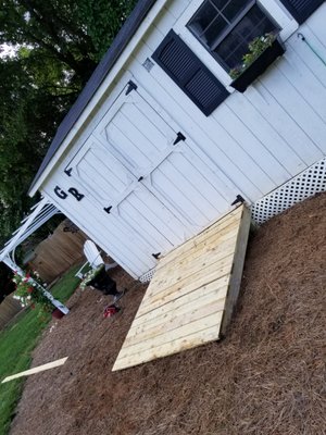 New ramp built and installed