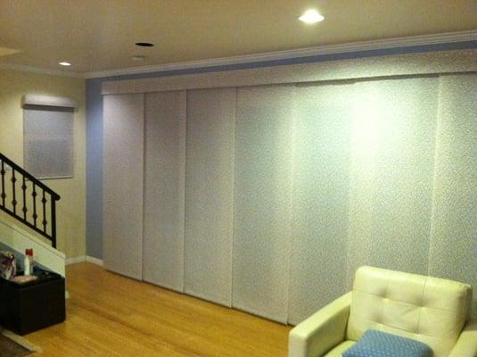 This is a Panel Track.  It can be made out of a multitude of different fabric types, to match any decor.