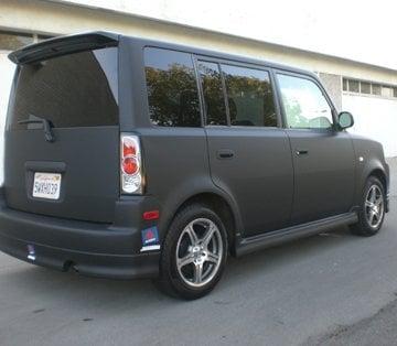 Matte Black Scion xB Wrap