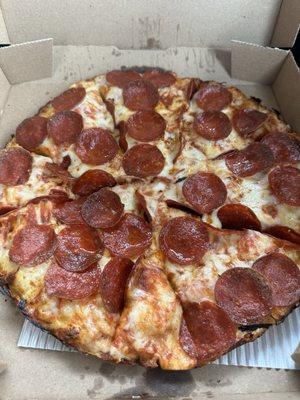 Pepperoni Pan Pizza