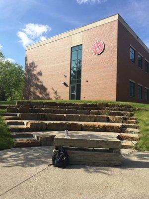 Outdoor amphitheater I'm speaking at today.