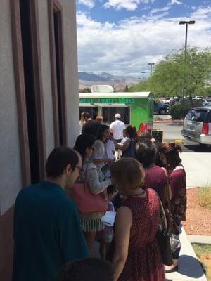 Celebrating Sacrament Sunday with shaved ice!