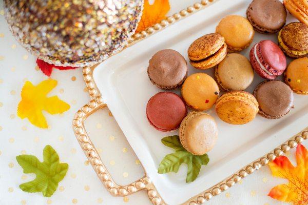 authentic French macarons for your festive settings