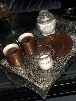 Turkish coffee was just what we needed