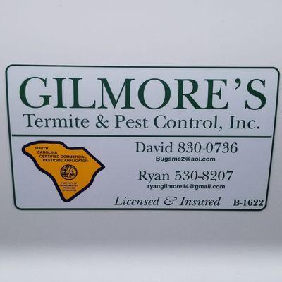 Gilmore's Termite & Pest Control INC.