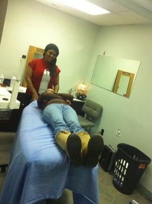 Esthetician Angela Tues-Sat call or walk in