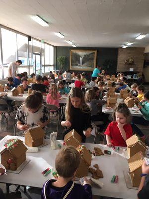 Gingerbread House making