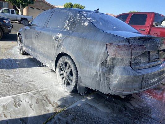 Hand wash and foam