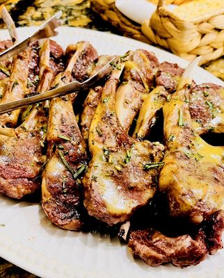 Garlic and Herb Butter Lamb Chops