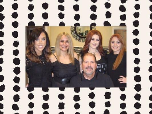 The staff at Headlines Hair Design