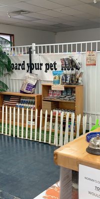 Grandma Maes Grain Free dog & cat food. Have canned food as well as small, medium, large bags, as well as treats and sample bags