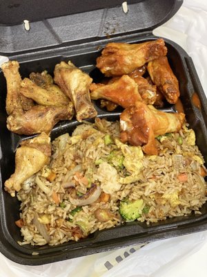 Wing Combo with Fried Rice