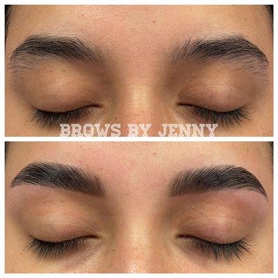 Brow Lamination Combo on New Client