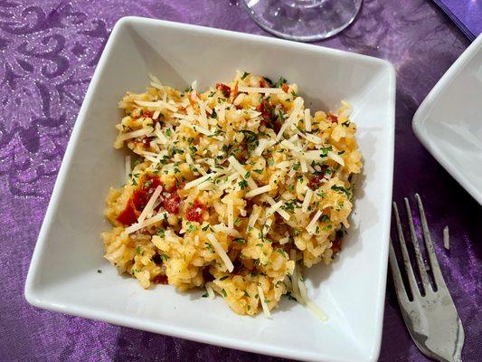 Premier's Risotto w/ Sun-Dried Tomatoes & Parmesan