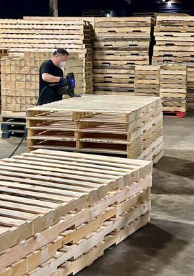 Custom built pallets