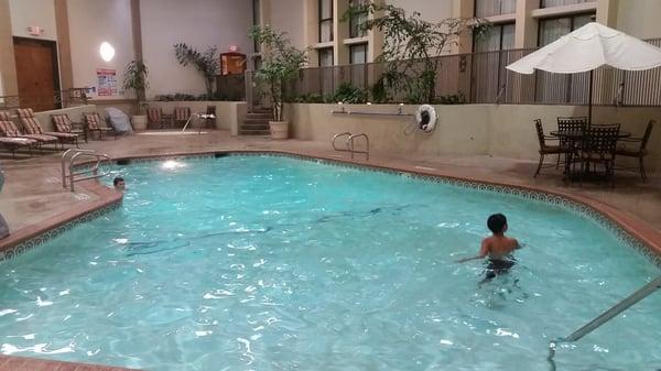 Indoor pool fun!