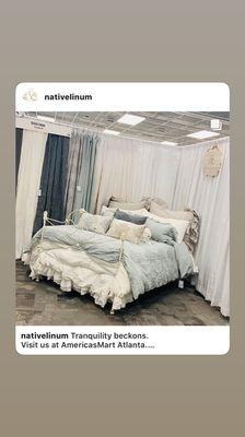 Showroom bedding