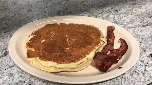 Pancake and bacon