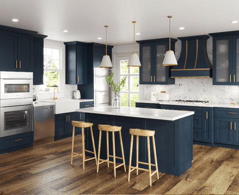 Jarlin Atia Blue cabinets