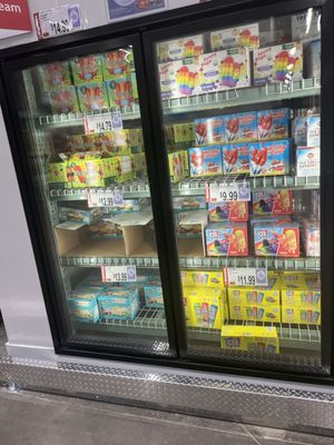 Ice cream section