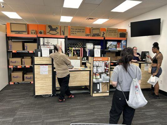 Small store, located inside a Walmart. They offer a LOT of services, though.