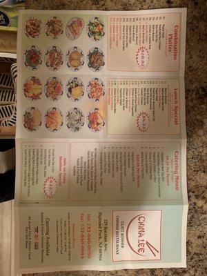 Menu front