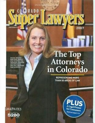 Beth Klein, Cover Colorado Superlawyer