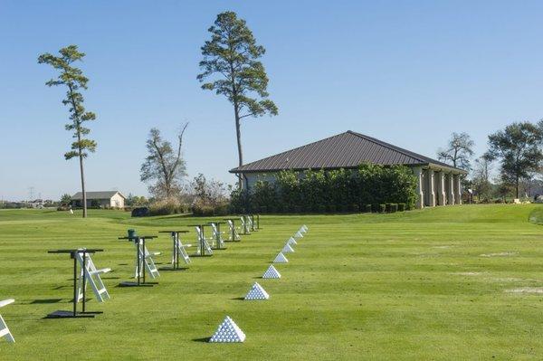 You'll develop consistent ball striking skills on our practice facility with targets that stress concentration and accuracy.