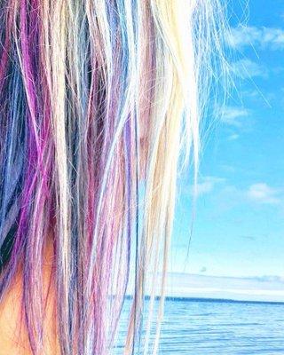 unicorn hair color by Amber!