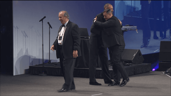 Dennis Wilson & Kenneth Wilson (accepting award for Wilson Financial Services) January 2019