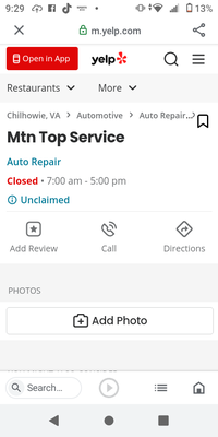 Mtn Top Service