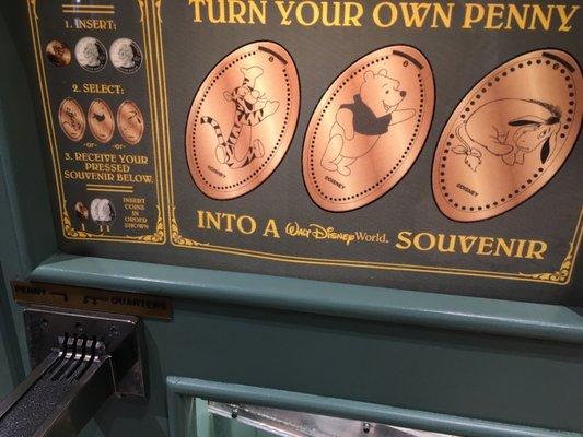 Penny Press at store entrance