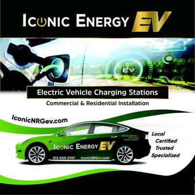 Iconic Energy EV is your local, dedicated EV Charging Station Installer in Northern IL and a division of Iconic Energy Solar Professionals