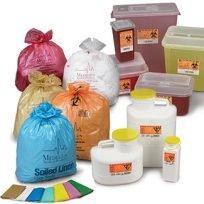 Full range of medical bags and containers.