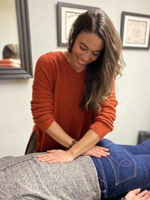 Jessica Jones, PT focus on manual therapy every treatment