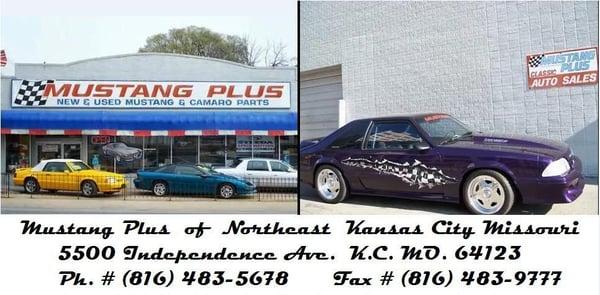 Mustang Plus of Kansas City 
Mon-Fri 10a-5p Sat 10-2