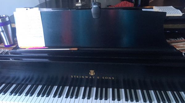 Music is taught on a Steinway