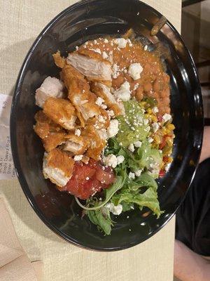 Fried chicken bowl